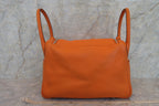 HERMES／エルメス リンディ30 トリヨンクレマンス オレンジ □M刻印 ショルダーバッグ 700030049