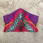 Hermes Vintage Handmade Bride de Cour Silk Scarf Face Mask