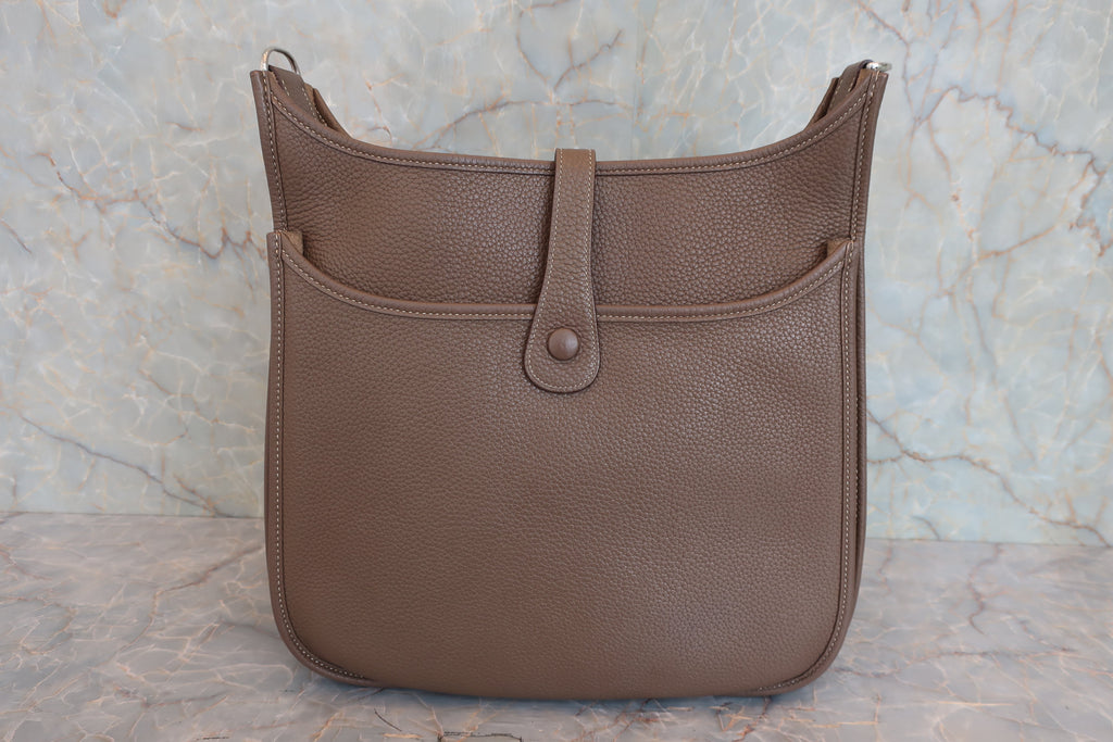 HERMES／エルメス エブリン3ＰＭ トリヨンクレマンス エトゥープ □R刻印 ショルダーバッグ 800030179