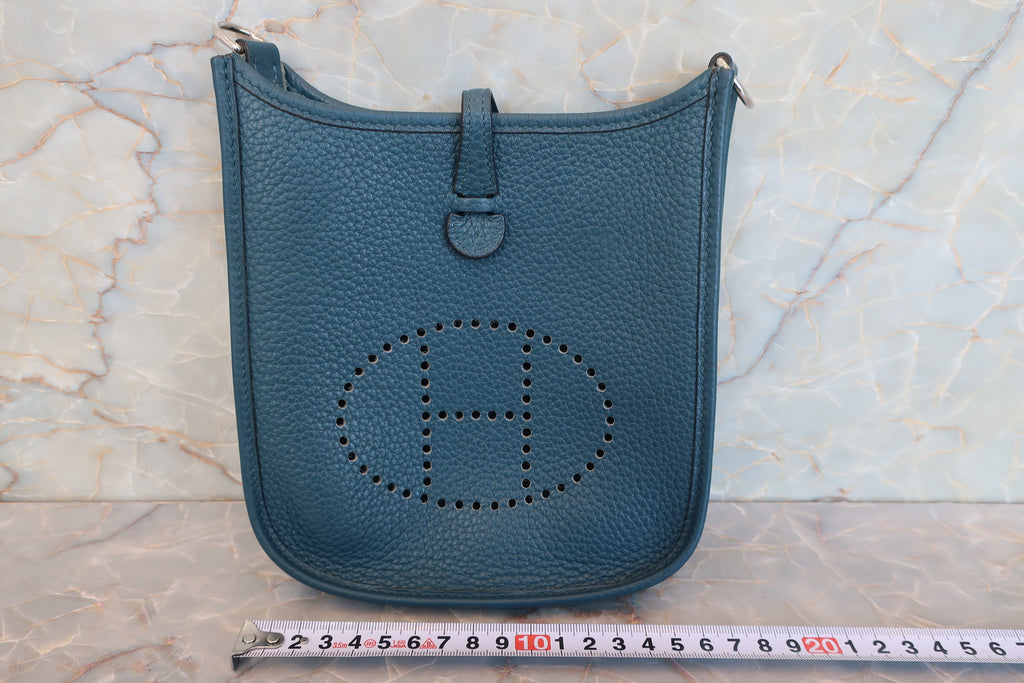 HERMES／エルメス エブリンTPM トリヨンクレマンス コルヴェール □R刻印 ショルダーバッグ 700080106