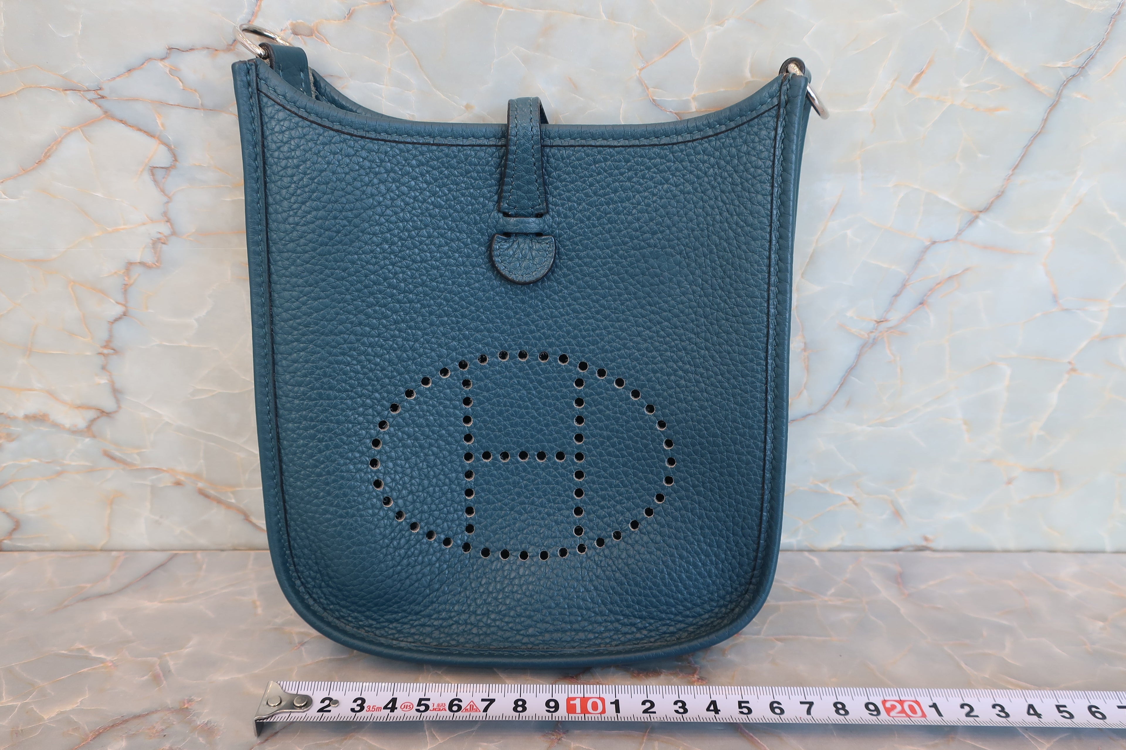 HERMES／エルメス エブリンTPM トリヨンクレマンス コルヴェール □R刻印 ショルダーバッグ 700080106