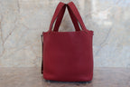 HERMES／エルメス ピコタンロックＰＭ トリヨンクレマンス ルビー □R刻印 ハンドバッグ 700120031