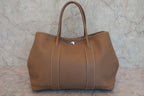 HERMES／エルメス ガーデンパーティPM ネゴンダ エトゥープ □L刻印 トートバッグ 800030158