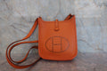 HERMES／エルメス エブリンTPM ヴォーエプソン オレンジ □H刻印 ショルダーバッグ 800050069