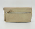Hermes Dogon Beige Clemence Leather Bi Fold Wallet