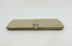 Hermes Dogon Beige Clemence Leather Bi Fold Wallet