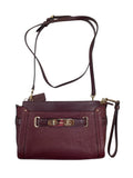 Handbag Designer By Coach In Red, Size:Small