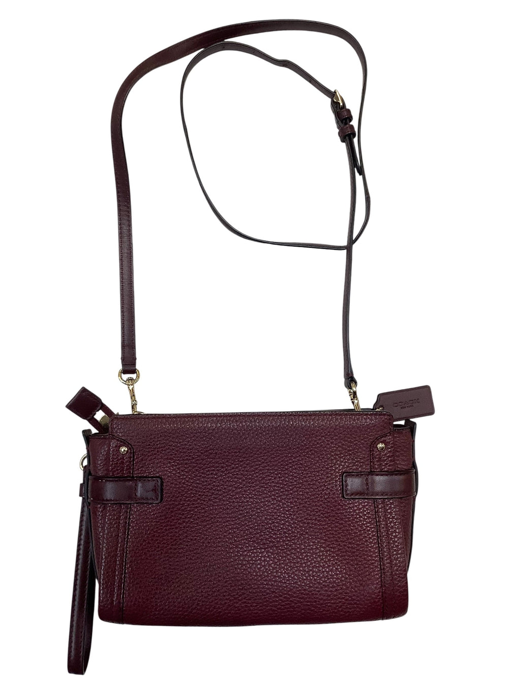 Handbag Designer By Coach In Red, Size:Small