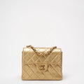 Chanel Golden Vintage Mini Flap Square Bag 2000s