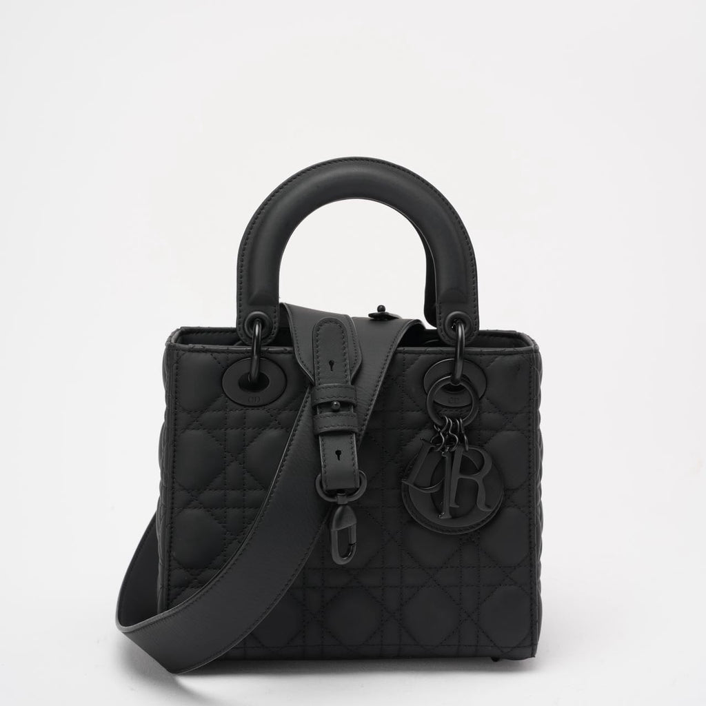 Christian Dior Cannage Small My ABC Dior Lady Dior Black