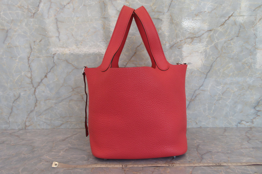 HERMES／エルメス ピコタンロックＭＭ トリヨンクレマンス ブーゲンビリア □N刻印 ハンドバッグ 700040216