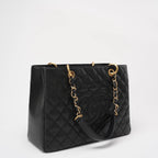 Chanel Black Grand Shopping Tote (GST) 2014-2015