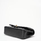 Chanel Black Medium Double Flap Lambskin 2014-2015