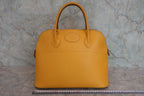 HERMES／エルメス ボリード35 クシュベル ジョーヌ □A刻印 ショルダーバッグ 800020121