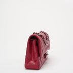 Chanel Burgundy Red Classic Flap Bag Caviar 2012
