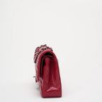 Chanel Burgundy Red Classic Flap Bag Caviar 2012