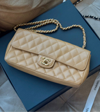 Chanel East West Flap Bag