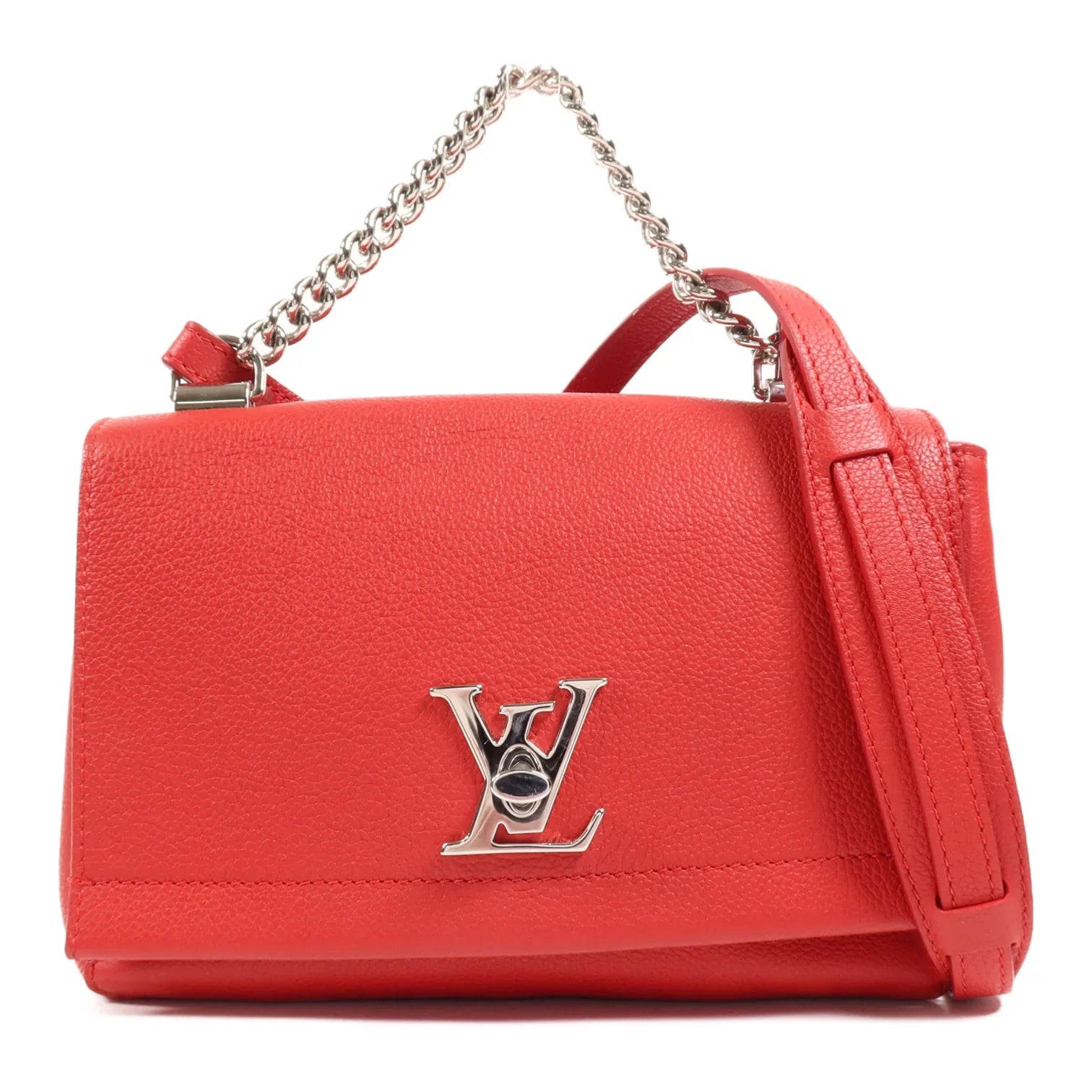 Louis Vuitton Lock Me II BB Red Crossbody Bag