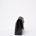 Chanel Black Classic Double Flap Bag Caviar