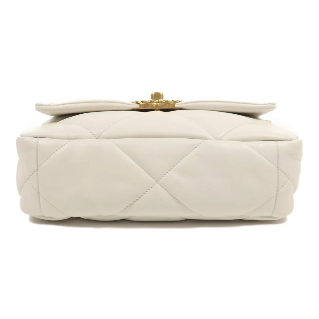 Chanel 19 Flap Bag 2 Way White Small Bag