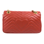 Gucci GG Marmont Matelasse Red Bag