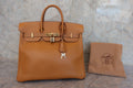 HERMES／エルメス オータクロア32 アルデンヌ ナチュラル □A刻印 ハンドバッグ 800040042