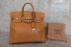 HERMES／エルメス オータクロア32 アルデンヌ ナチュラル □A刻印 ハンドバッグ 800040042