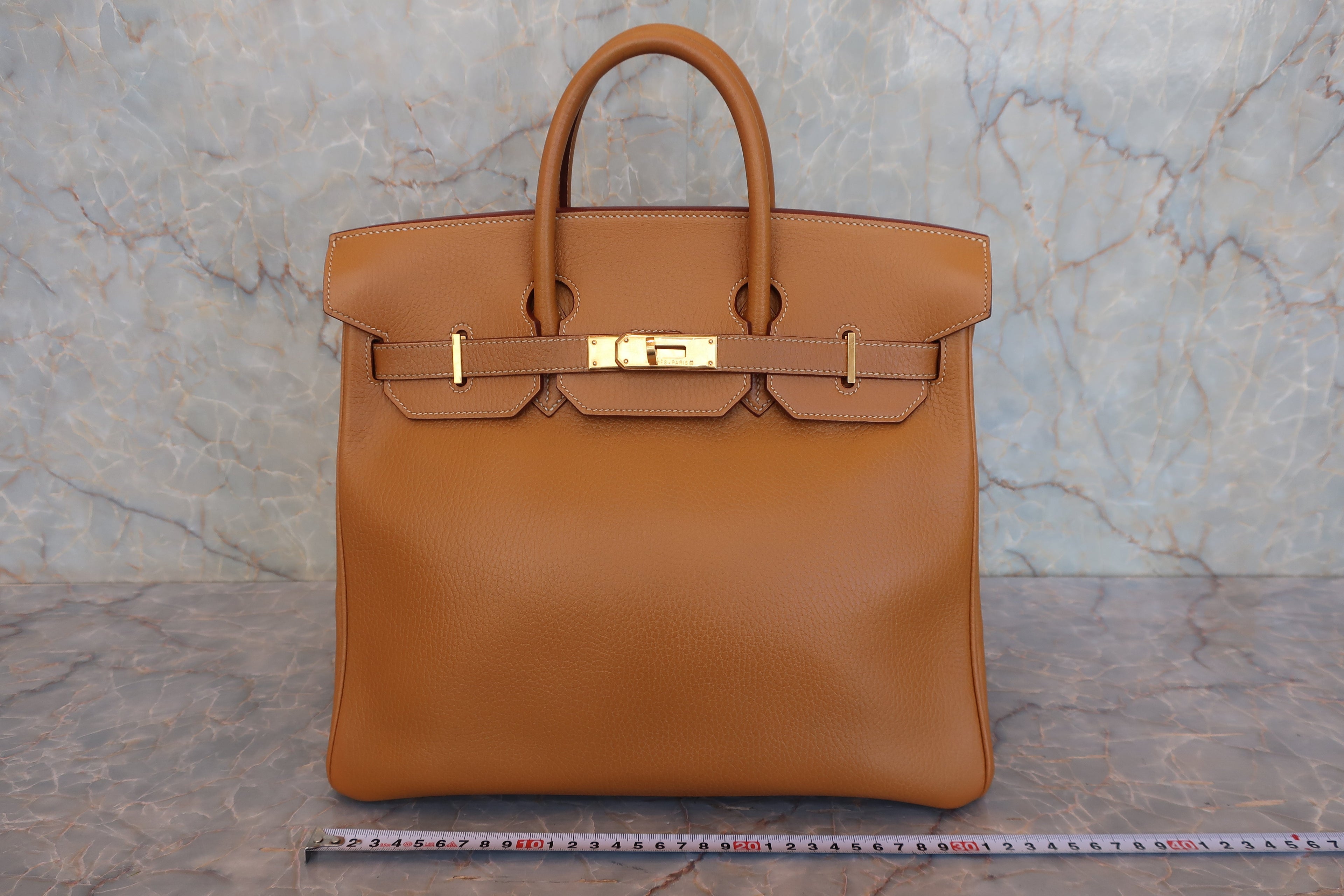 HERMES／エルメス オータクロア32 アルデンヌ ナチュラル □A刻印 ハンドバッグ 800040042