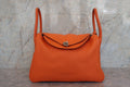 HERMES／エルメス リンディ34 トリヨンクレマンス オレンジ □L刻印 ショルダーバッグ 700060003