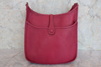 HERMES／エルメス エブリン3ＰＭ トリヨンクレマンス ルビー □N刻印 ショルダーバッグ 800040036
