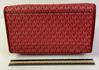 Handbag Designer By Michael Kors In Gold & Red, Size:Medium