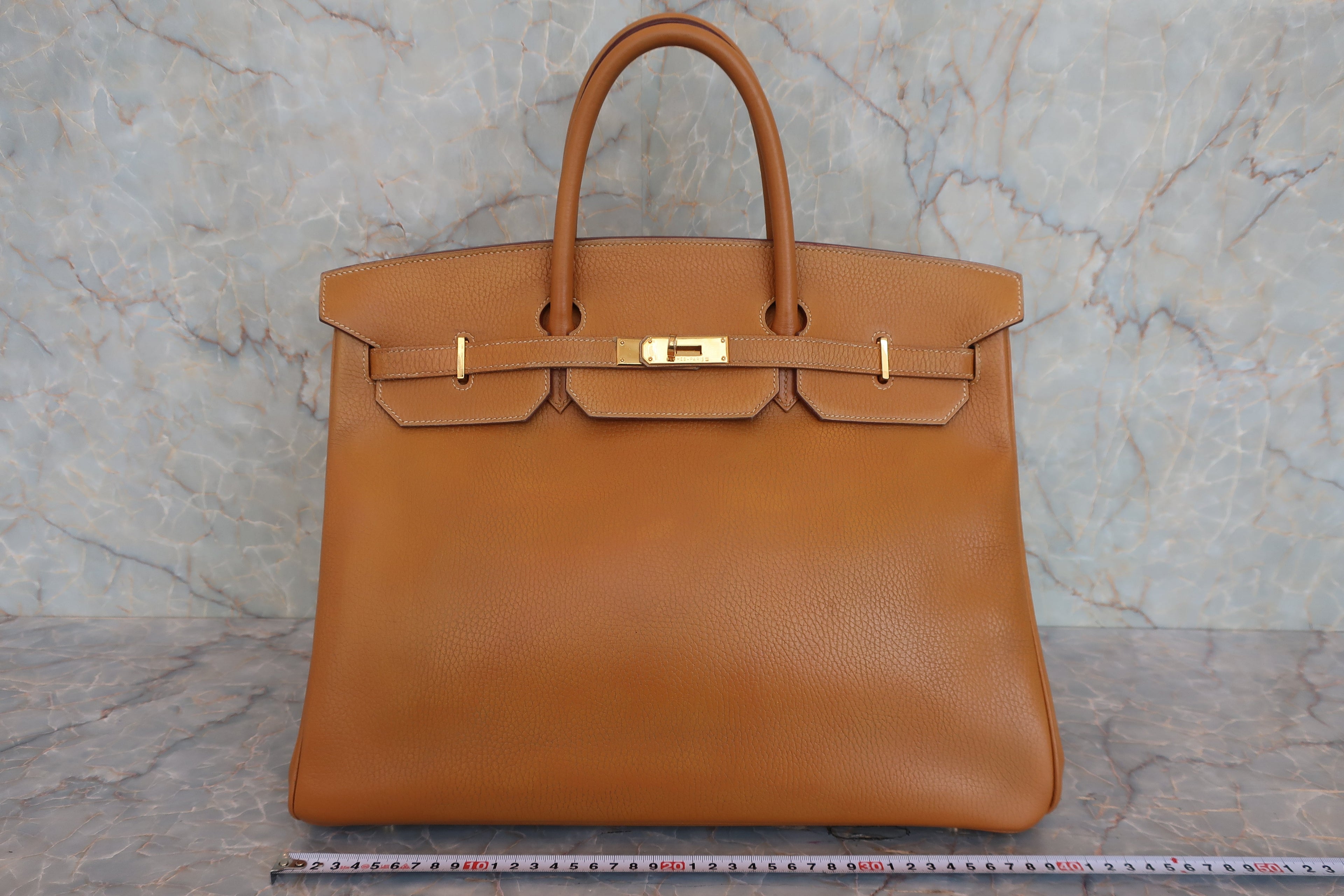 HERMES／エルメス バーキン40 アルデンヌ ナチュラル □A刻印 ハンドバッグ 800020006