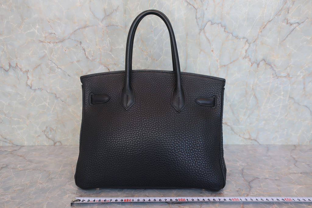 HERMES／エルメス バーキン30 トゴ ブラック □G刻印 ハンドバッグ 800030152