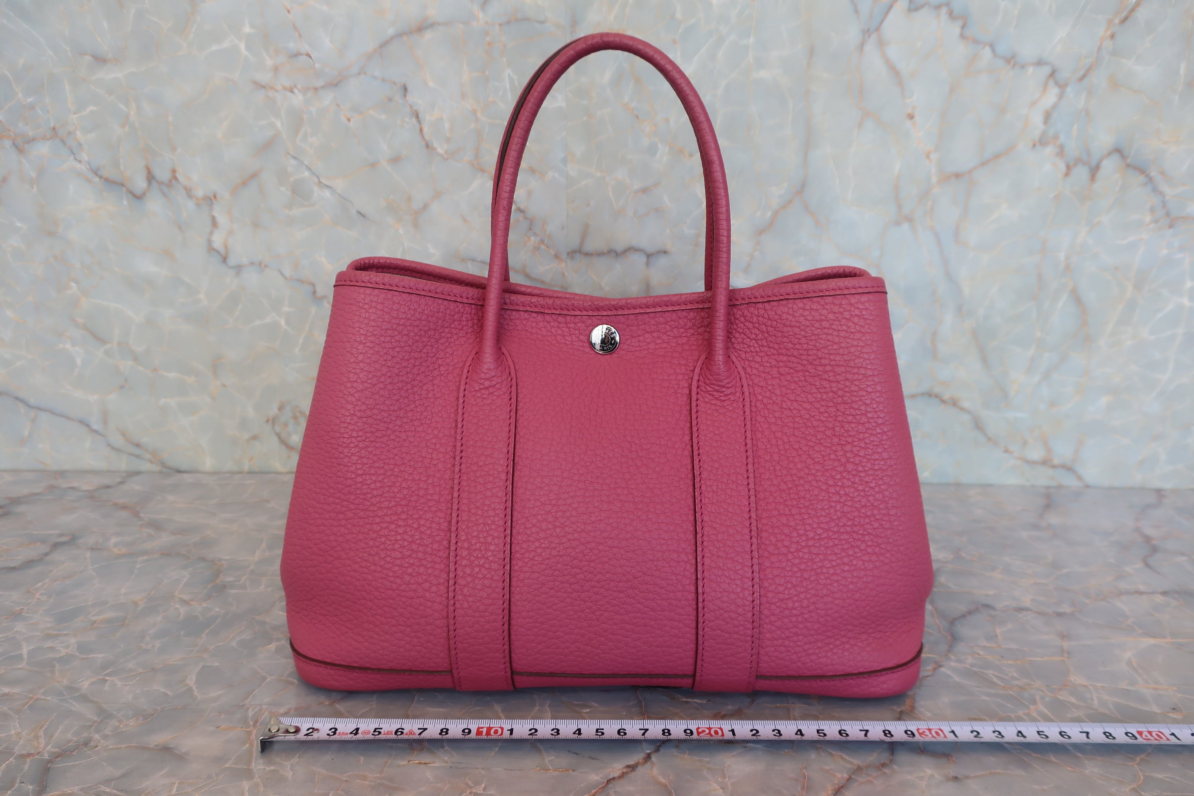 HERMES／エルメス ガーデンパーティＴＰＭ ネゴンダ トスカ □O刻印 トートバッグ 800040062
