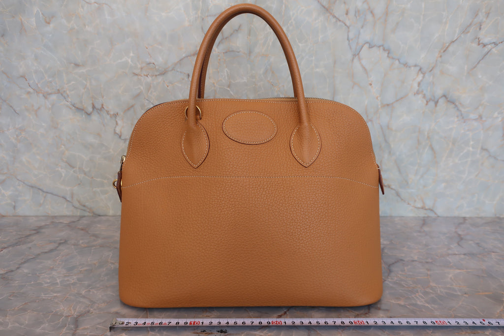 HERMES／エルメス ボリード35 フィヨルド ナチュラル □H刻印 ショルダーバッグ 800040050