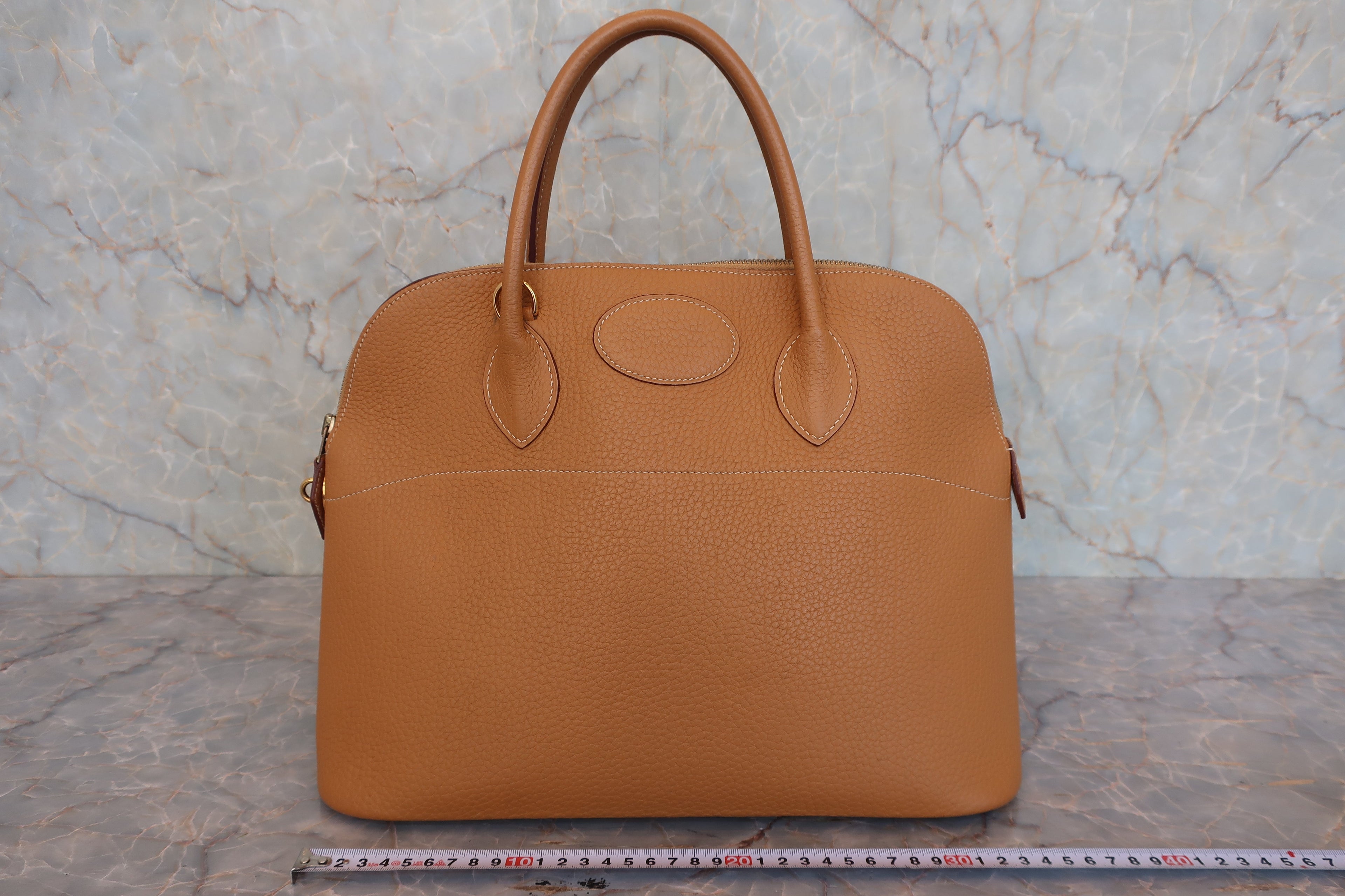 HERMES／エルメス ボリード35 フィヨルド ナチュラル □H刻印 ショルダーバッグ 800040050