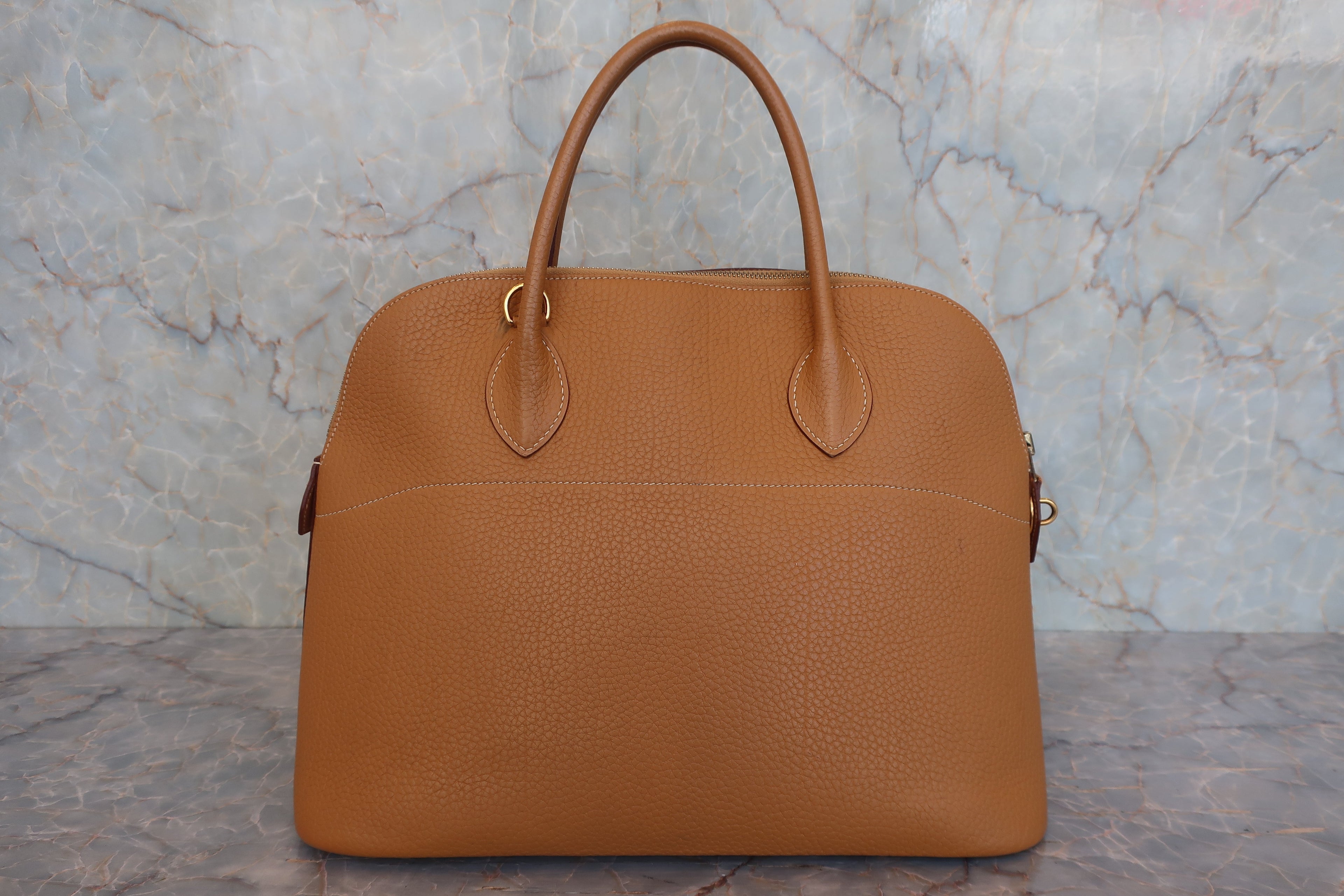 HERMES／エルメス ボリード35 フィヨルド ナチュラル □H刻印 ショルダーバッグ 800040050