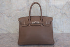 HERMES／エルメス バーキン30 トゴ エトゥープ □J刻印 ハンドバッグ 800020138