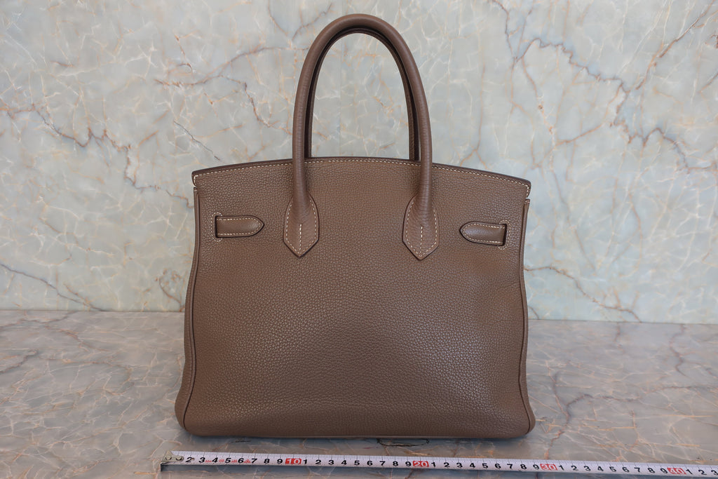 HERMES／エルメス バーキン30 トゴ エトゥープ □J刻印 ハンドバッグ 800020138