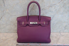 HERMES／エルメス バーキン30 トゴ アネモネ ハンドバッグ 700120090