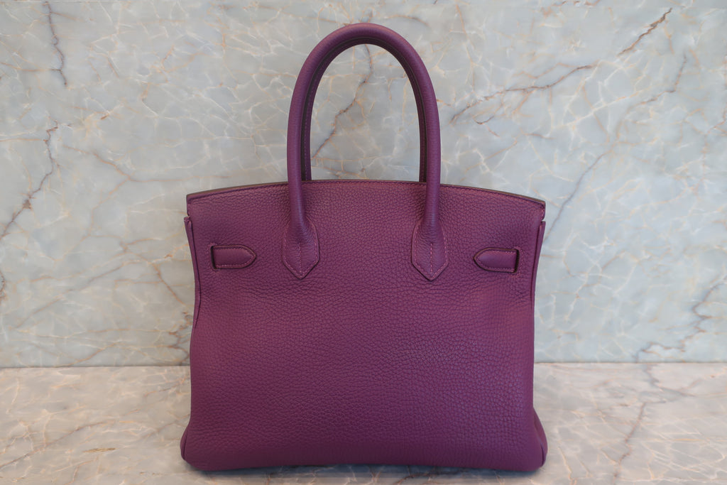 HERMES／エルメス バーキン30 トゴ アネモネ ハンドバッグ 700120090