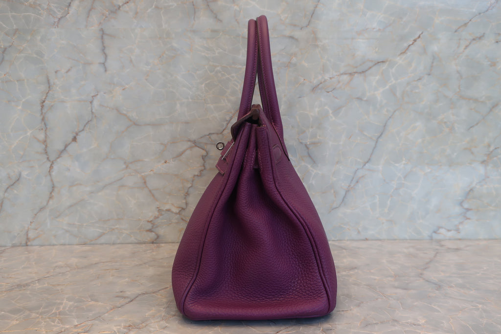 HERMES／エルメス バーキン30 トゴ アネモネ ハンドバッグ 700120090