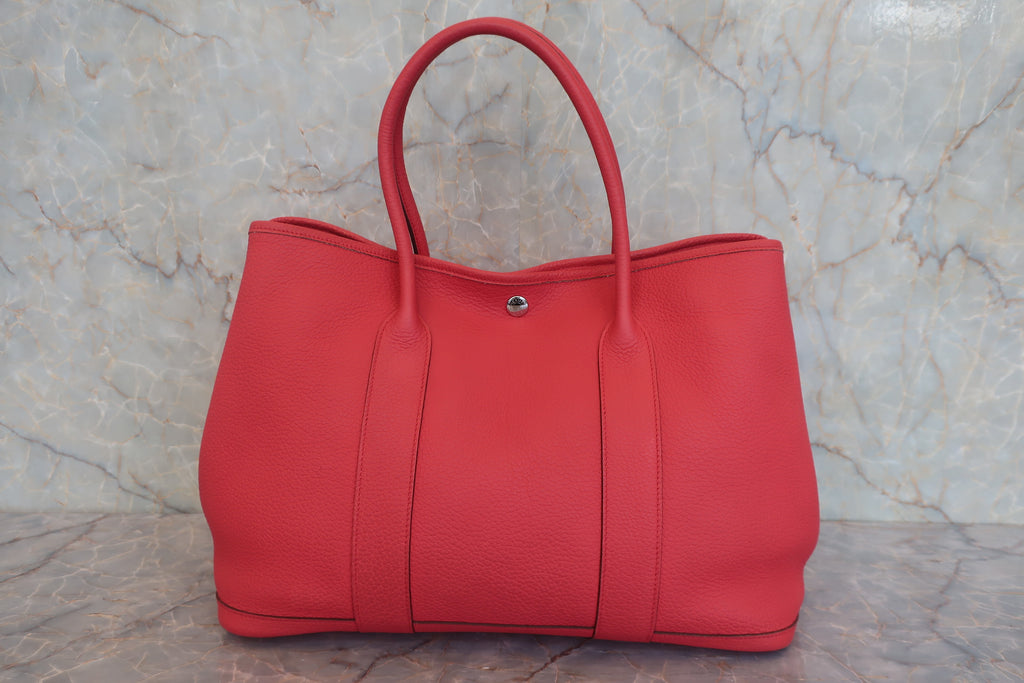HERMES／エルメス ガーデンパーティPM ネゴンダ ブーゲンビリア □N刻印 トートバッグ 800010174