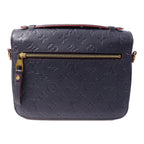 Louis Vuitton Pochette Metis Empreinte Navy Blue Bag