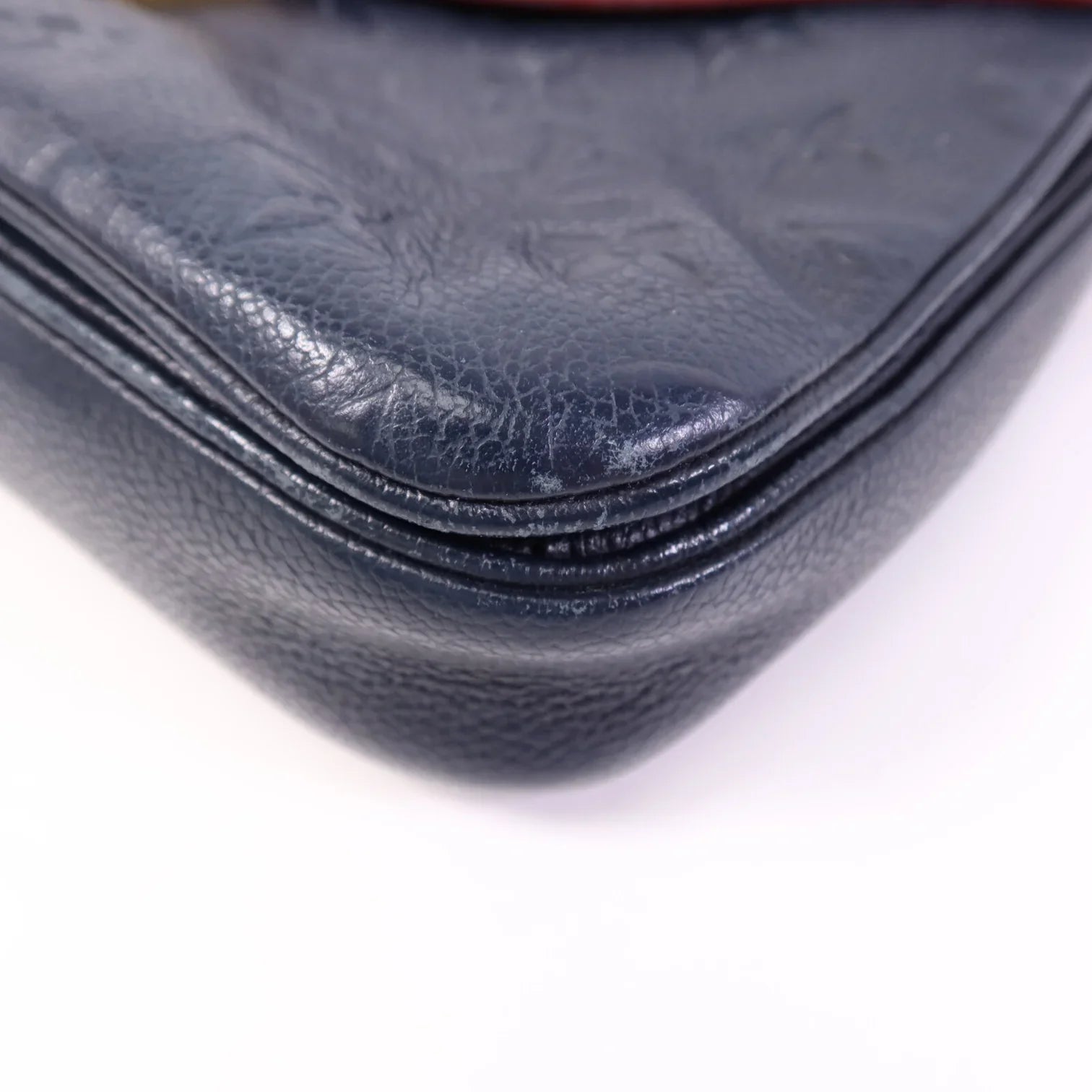 Louis Vuitton Pochette Metis Empreinte Navy Blue Bag