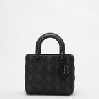 Dior Small Lady Dior My ABCDior Bag in Black Ultramatte 2020