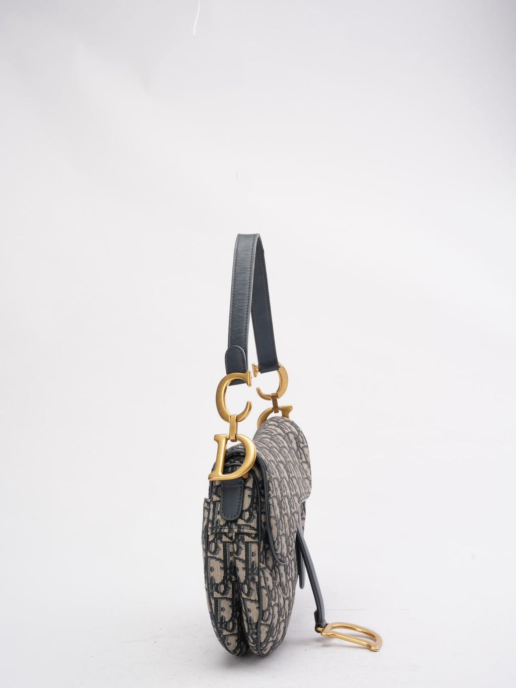 Dior Saddle Bag Medium Blue Oblique Jacquard 2020