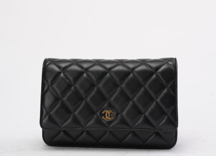 Chanel Classic Wallet on Chain (WOC) Lambskin Black 2020