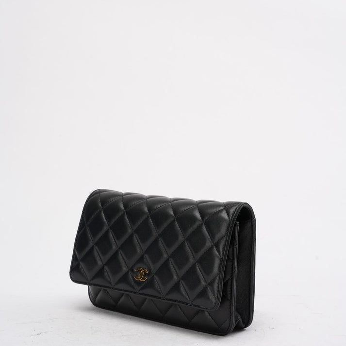 Chanel Classic Wallet on Chain (WOC) Lambskin Black 2020
