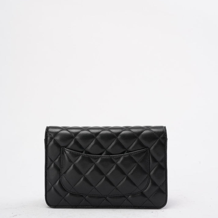 Chanel Classic Wallet on Chain (WOC) Lambskin Black 2020